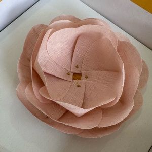 Emerson made handmade flower brooch.